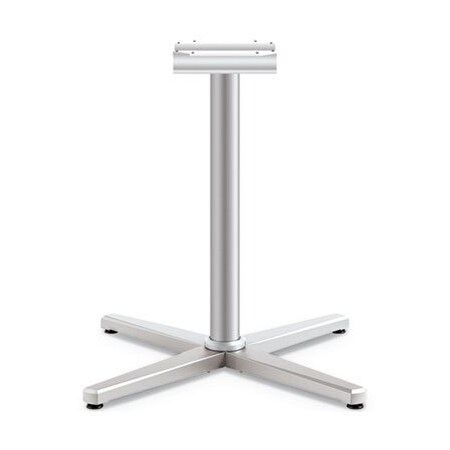 Hon HON, ARRANGE X-LEG BASE FOR 42-48in TOPS, 32W X 32D X 28H, SILVER CT29LXPR8